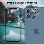 Wholesale Camera Lens HD Tempered Glass Protector for iPhone 12 Pro Only [6.1] (Transparent Clear)